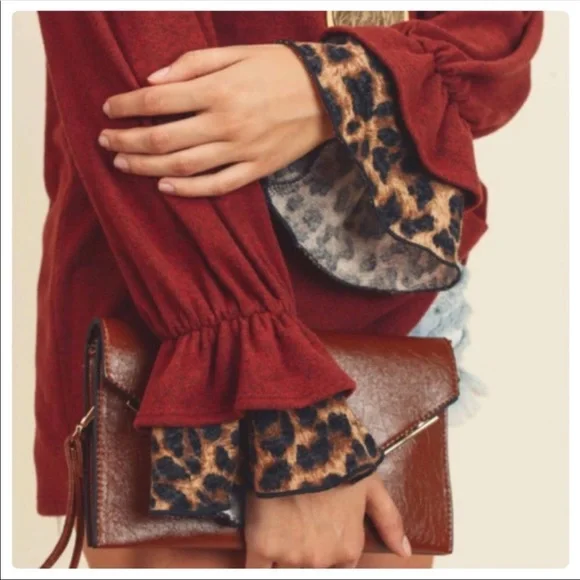 ✋Sold Out!!!🤚Gorgeous Cashmere Brushed Wine - Picture 6 of 8